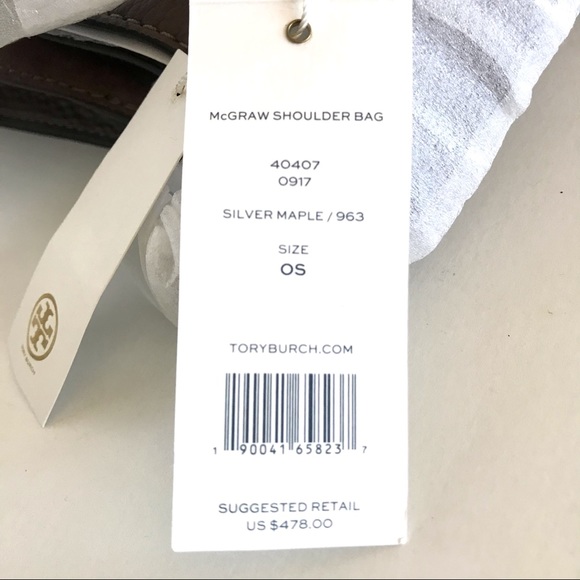 Sold ! Tory Burch Mcgraw Suede Leather Shoulder/Crossbody - Picture 8 of 8